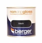 Berger Non Drip Gloss Black 250ml