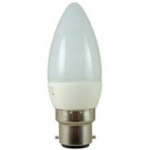 LED C37 4.9W 220-240VAC 410Lm 40W Halogen Daylight 6000K B22 Lamp