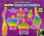 Sand & Bottle Art Set - Glow In The Dark In Colour Box