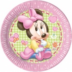 8 Baby Minnie 23cm Plates