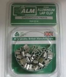 ALM Stainless Steel Lap Clipss pk50-10mm Greenhouse Lap clips (GH002)