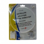 Satellite Splitter Coaxial Cable Kit