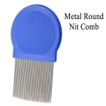 Metal Round Nit Comb (24/48)