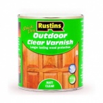 Rustin Outdoor Varnish Matt Clear 250ml