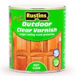 Rustin Outdoor Varnish Matt Clear 500ml