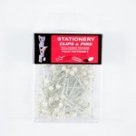 Pearl Head Pins 37mm 100Pk White