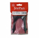 Star Pack PLATE STAND PLASTIC  75mm 150mm BLACK(72435)