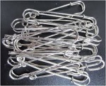 Sewing Box 151 SAFETY PINS - ASS SIZES SILVER (KC4078-48A)