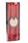 Pan Aroma 151 SET OF 4 8'' TAPER CANDLES  RED (PAN0336)