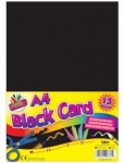 15 Sheets A4 Black Activity Card