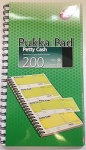 Pukka-Pads Petty Cash Book 153 x 280mm (PET11/2/200) - SINGLE PRICE