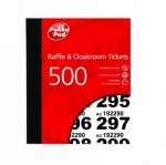 Pukka-Pads Cloakroom Tickets 1-500 (RAF500) - SINGLE PRICE