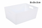 Studio Basket 35x26x15cm Rectangular 5.02 Ice White