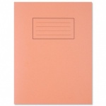Silvine A5 Exercise Book 40 LVS Orange (EX105) - With 7mm Square