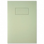 Silvine A4 Exercise Book 40 LVS Green (EX110) - Lined with margin