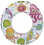 Intex Kids' Lively Print Swim Rings, Multi-Colour, 51 cm