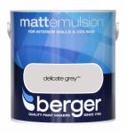 Berger Matt Emulsion Delicate Grey 2.5 Ltr