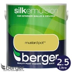 Berger Silk Emulsion Mustard Pot 2.5 Ltr