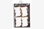 UBL 8pc Gift Tags Gold Foil Border