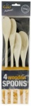 Cook's Choice 151 WOODEN SPOON 4PK (CCH1193)