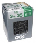 Spax Plasterboard Onto Wood Drywall - Retail Packs GIX B DRYWALL 3.9X35 Pk500