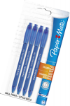 PaperMate Comfortmate Ultra Retractable Ballpoint Pen Medium Tip 1.0 mm - Blue - Pack of 4