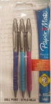 Paper Mate Flexgrip Elite RT Retractable Ball Pen Large Tip 1.4mm - Assorted Fun Colours  - Pack of 3