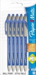 Paper Mate Flexgrip Elite RT Retractable Ball Pen Large Tip 1.4mm - Blue - Pack of 5
