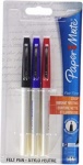 Paper Mate Flair Fine Fibre Tip Pen 0.8mm - Assorted Standard Colours - Pack of 3