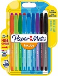 PaperMate InkJoy 100 CAP Capped Ball Pen with 1.0 mm Medium Tip - Assorted Colours - Pack of 20 + 7