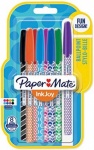 Paper Mate InkJoy 100 CAP Wrap Ballpoint Pens, Retractable Medium Point - Assorted Colours - Pack of 8