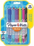 PaperMate InkJoy 100 RT Wrap Ballpoint Pens, Retractable Medium Point - Assorted Colours - Pack of 18