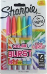 Sharpie Fine Permanent Marker - Colour Burst - Pack of 5