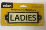 Rolson Tools Ltd Ladies Cast Iron Sign 83512