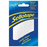 Sellotape Sticky Fixers 140 pads 6's