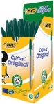 Bic Cristal Green Pens Pk50
