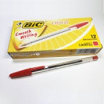Bic Cristal Ball Point Pens 1.0mm - Red