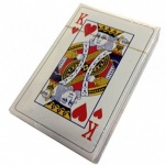 CARDS PLAYING PLASTIC COATED 9 X 6CM