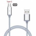 FX Braided USB Type C Silver Cable