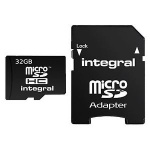 INTEGRAL MICROSDHC 32GB CLASS4 VERSION 2, ADAPTER