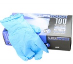 Supertouch Blue Nitrile Powder Free Gloves Large