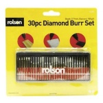 Rolson Tools Ltd 30pc Diamond Burr Set 24680