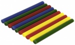 Rolson Tools Ltd 10pc Mini Colour Glue Sticks 61212
