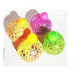 HGL JELLY SQUEEZE BALL WITH GLITTER 6CM