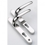 ERA WHITE IKON CLASSIC LEVER /LEVER DOOR HANDLE 92MM CENTRE FOR BACK/ FRONT/ FRENCH DOORS (3295-01-2)