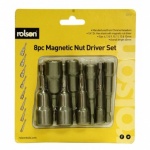 Rolson Tools 8pc Magnetic Nut Driver Set