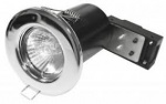 Fixed Fire Rated Downlight - Chrome