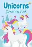 Unicorns colouring book (Blue)