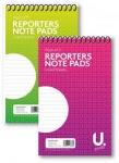 Reporters  Note Pad 5''x8'', 3 pk, asst 2