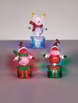 11cm Col Changing Characters Santa-Snowman-Reindeer -3 A